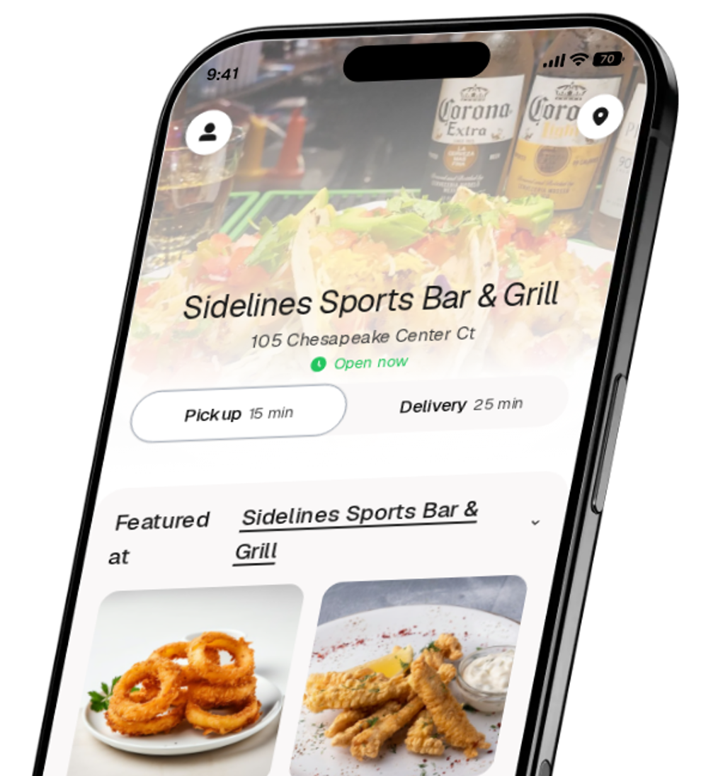 Sidelines Sports Bar & Grill app preview