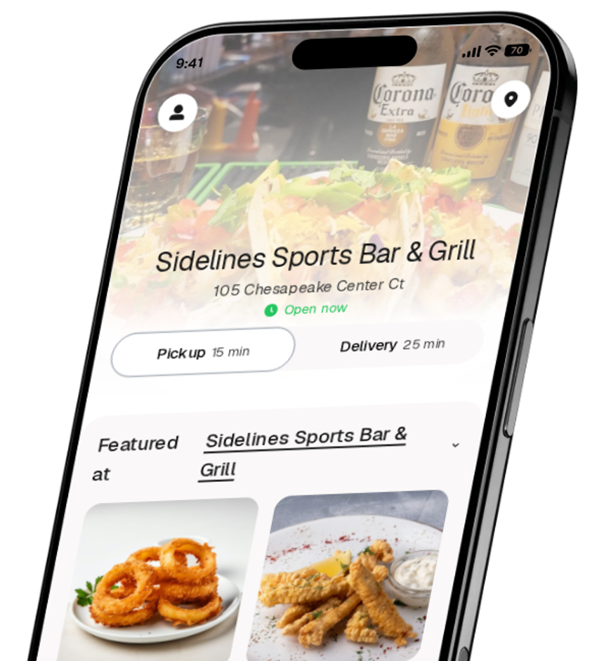 Sidelines Sports Bar & Grill app preview